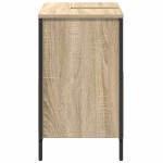 vidaXL Dulap pentru baie cu sertare Stejar Sonoma 60x34,5x60 cm vidaXL Dulap pentru baie cu sertare Stejar Sonoma 60x34,5x60 cm