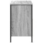 vidaXL Dulap pentru baie cu sertare Gri Sonoma 60x34,5x60 cm vidaXL Dulap pentru baie cu sertare Gri Sonoma 60x34,5x60 cm