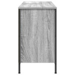 vidaXL Dulap pentru chiuvetă cu sertare Gri Sonoma 90x34,5x60 cm vidaXL Dulap pentru chiuvetă cu sertare Gri Sonoma 90x34,5x60 cm