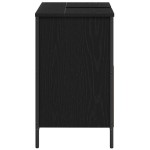 vidaXL Dulap pentru lavoar baie negru 60x34,5x60 cm