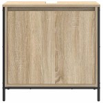 vidaXL Dulap pentru lavoar baie Stejar Sonoma 60x34,5x60 cm vidaXL Dulap pentru lavoar baie Stejar Sonoma 60x34,5x60 cm
