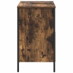 vidaXL Dulap pentru lavoar baie stejar afumat 60x34,5x60 cm vidaXL Dulap pentru lavoar baie stejar afumat 60x34,5x60 cm