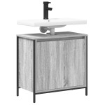 vidaXL Dulap pentru lavoar baie gri Sonoma 60x34,5x60 cm vidaXL Dulap pentru lavoar baie gri Sonoma 60x34,5x60 cm