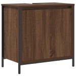 vidaXL Dulap pentru lavoar baie Stejar maro 60x34,5x60 cm vidaXL Dulap pentru lavoar baie Stejar maro 60x34,5x60 cm