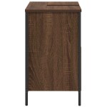 vidaXL Dulap pentru lavoar baie Stejar maro 60x34,5x60 cm vidaXL Dulap pentru lavoar baie Stejar maro 60x34,5x60 cm