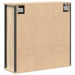 vidaXL Dulap de baie cu oglindă Stejar Sonoma 60x21x60 cm vidaXL Dulap de baie cu oglindă Stejar Sonoma 60x21x60 cm