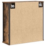 vidaXL Dulap de baie cu oglindă stejar afumat 60x21x60 cm vidaXL Dulap de baie cu oglindă stejar afumat 60x21x60 cm