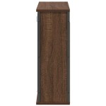 vidaXL Dulap de baie cu oglindă stejar maro 60x21x60 cm