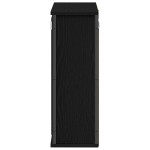 vidaXL Dulap de baie cu oglindă stejar negru 50x21x60 cm vidaXL Dulap de baie cu oglindă stejar negru 50x21x60 cm
