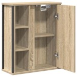 vidaXL Dulap de baie cu oglindă Stejar Sonoma 50x21x60 cm vidaXL Dulap de baie cu oglindă Stejar Sonoma 50x21x60 cm
