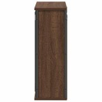 vidaXL Dulap de baie cu oglindă stejar maro 50x21x60 cm