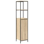 vidaXL Dulap de baie cu rafturi Stejar Sonoma 36x35x165 cm