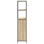vidaXL Dulap de baie cu rafturi Stejar Sonoma 36x35x165 cm
