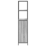 vidaXL Dulap de baie cu rafturi Gri Sonoma 36x35x165 cm