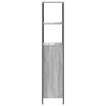 vidaXL Dulap de baie cu rafturi Gri Sonoma 36x35x165 cm