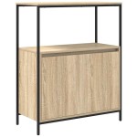vidaXL Dulap de baie cu rafturi Stejar Sonoma 76,5x35x95 cm