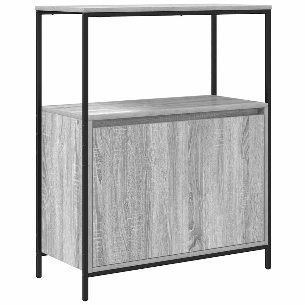 vidaXL Dulap de baie cu rafturi Gri Sonoma 76,5x35x95 cm
