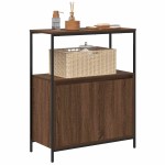 vidaXL Dulap de baie cu rafturi Stejar maro 76,5x35x95 cm