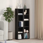 vidaXL Dulapuri CD-uri 2 buc Stejar negru 21x16x93,5 cm Lemn prelucrat vidaXL Dulapuri CD-uri 2 buc Stejar negru 21x16x93,5 cm Lemn prelucrat