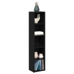 vidaXL Dulapuri CD-uri 2 buc Stejar negru 21x16x93,5 cm Lemn prelucrat vidaXL Dulapuri CD-uri 2 buc Stejar negru 21x16x93,5 cm Lemn prelucrat