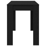 vidaXL Masa de sufragerie din stejar negru 120x60x76 cm lemn prelucrat
