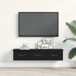 vidaXL Dulap de perete Stejar negru 88x26x18,5 cm Lemn prelucrat vidaXL Dulap de perete Stejar negru 88x26x18,5 cm Lemn prelucrat
