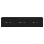 vidaXL Dulap de perete Stejar negru 88x26x18,5 cm Lemn prelucrat vidaXL Dulap de perete Stejar negru 88x26x18,5 cm Lemn prelucrat