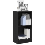 vidaXL Bibliotecă Stejar negru 40x24x76 cm Lemn prelucrat vidaXL Bibliotecă Stejar negru 40x24x76 cm Lemn prelucrat