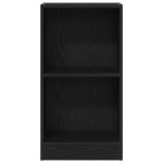 vidaXL Bibliotecă Stejar negru 40x24x76 cm Lemn prelucrat vidaXL Bibliotecă Stejar negru 40x24x76 cm Lemn prelucrat