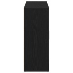 vidaXL Bufetă Stejar negru 91x29,5x75 cm Lemn prelucrat vidaXL Bufetă Stejar negru 91x29,5x75 cm Lemn prelucrat