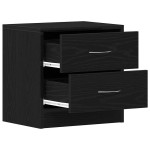 vidaXL Noptiera stejar negru 40x30x40 cm lemn prelucrat