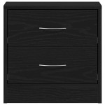 vidaXL Noptiera stejar negru 40x30x40 cm lemn prelucrat
