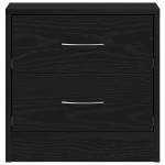 vidaXL Noptiere 2 buc stejar negru 40x30x40 cm lemn de stratificat