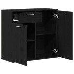 vidaXL Servantă, stejar negru, 80x36 x75 cm, lemn prelucrat vidaXL Servantă, stejar negru, 80x36 x75 cm, lemn prelucrat