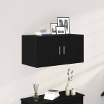 vidaXL Dulap de perete Stejar negru 80x39x40 cm Lemn prelucrat vidaXL Dulap de perete Stejar negru 80x39x40 cm Lemn prelucrat