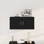 vidaXL Dulap de perete Stejar negru 80x39x40 cm Lemn prelucrat vidaXL Dulap de perete Stejar negru 80x39x40 cm Lemn prelucrat