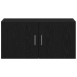 vidaXL Dulap de perete Stejar negru 80x39x40 cm Lemn prelucrat vidaXL Dulap de perete Stejar negru 80x39x40 cm Lemn prelucrat