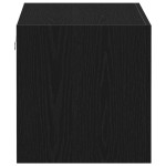 vidaXL Dulap de perete Stejar negru 80x39x40 cm Lemn prelucrat vidaXL Dulap de perete Stejar negru 80x39x40 cm Lemn prelucrat