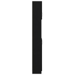 vidaXL Dulap de baie stejar negru 32x25,5x190 cm lemn prelucrat vidaXL Dulap de baie stejar negru 32x25,5x190 cm lemn prelucrat