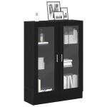 vidaXL Dulap cu cărți stejar negru 82,5x30,5x115 cm lemn prelucrat vidaXL Dulap cu cărți stejar negru 82,5x30,5x115 cm lemn prelucrat