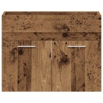 vidaXL Dulap chiuvetă baie, lemn vechi, 60x38,5x46 cm, lemn prelucrat vidaXL Dulap chiuvetă baie, lemn vechi, 60x38,5x46 cm, lemn prelucrat