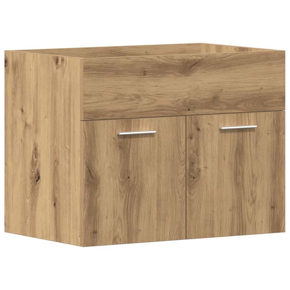 vidaXL Dulap chiuvetă baie, stejar artizanal, 60x38,5x46 cm, lemn