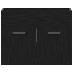vidaXL Dulap chiuvetă baie, stejar negru, 60x38,5x46cm, lemn prelucrat vidaXL Dulap chiuvetă baie, stejar negru, 60x38,5x46cm, lemn prelucrat