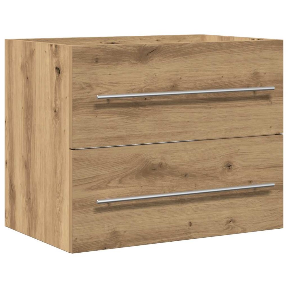 vidaXL Dulap pentru chiuveta de baie Stejar Artisan Lemn prelucrat