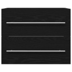 vidaXL Dulap pentru chiuveta de baie stejar negru lemn prelucrat vidaXL Dulap pentru chiuveta de baie stejar negru lemn prelucrat