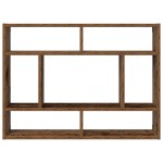 vidaXL Raft de perete, lemn vechi, 75x16x55 cm, lemn prelucrat vidaXL Raft de perete, lemn vechi, 75x16x55 cm, lemn prelucrat