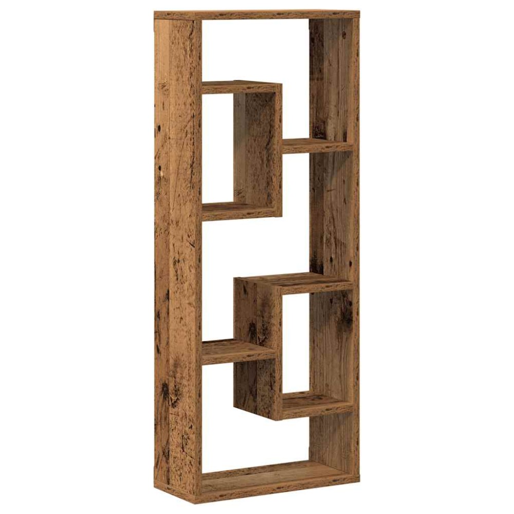vidaXL Raft de perete din lemn vechi 36x16x90 cm, lemn stratificat
