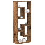 vidaXL Raft de perete din lemn vechi 36x16x90 cm, lemn stratificat