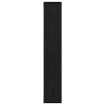 vidaXL Raft de perete, stejar negru, 36x16x90 cm, lemn stratificat