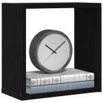 vidaXL Rafturi de perete cub 4 buc. stejar negru, 30x15x30 cm lemn vidaXL Rafturi de perete cub 4 buc. stejar negru, 30x15x30 cm lemn